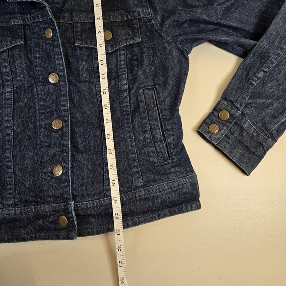 J. Crew Cropped Denim Jacket Medium - Picture 11 of 11